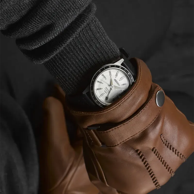 Seiko Presage Style 60s Automatic Road Trip GMT Men's Watch- SSK011J1